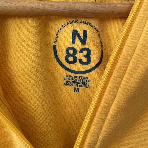Canary yellow Nautica hoodie - Picture 2 of 3